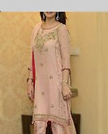 Pink Chiffon Suit- Pakistani Formal Designer Dress