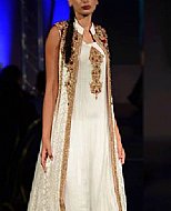 White Chiffon Suit- Pakistani Formal Designer Dress