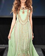 Mint Green Chiffon Suit- Pakistani Formal Designer Dress