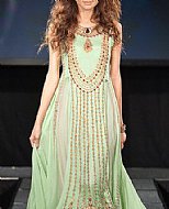 Mint Green Chiffon Suit- Pakistani Party Wear Dress