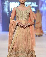 Peach Chiffon Suit- Pakistani Party Wear Dress