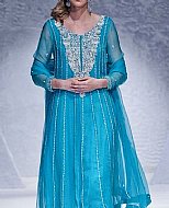 Turquoise Chiffon Suit