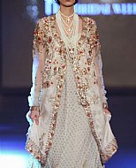 Off-white Chiffon Suit- Pakistani Formal Designer Dress