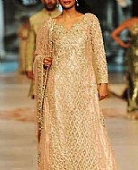 Peach Chiffon Suit- Pakistani Formal Designer Dress