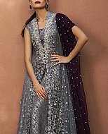 Grey Chiffon Suit- Pakistani Party Wear Dress