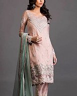 Peach Chiffon Suit- Pakistani Party Wear Dress