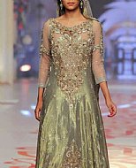 Pistachio Organza Suit- Pakistani Party Wear Dress