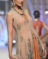 Peach Chiffon Suit- Pakistani Formal Designer Dress