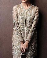 Light Golden Chiffon Suit- Pakistani Party Wear Dress