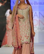 Peach Chiffon Suit- Pakistani Bridal Dress
