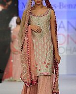 Peach Chiffon Suit- Pakistani Formal Designer Dress