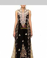 Black Chiffon Suit- Pakistani Formal Designer Dress