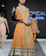 Orange Chiffon Suit