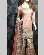 Tea Pink Chiffon Suit- Pakistani Wedding Dress