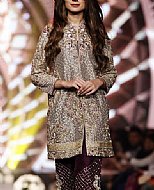 Fawn/Mauve Chiffon Suit- Pakistani Party Wear Dress