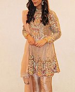 Peach Chiffon Suit- Pakistani Formal Designer Dress