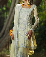 Cream Chiffon Suit- Pakistani Wedding Dress