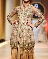 Ivory/Beige Chiffon Suit- Pakistani Party Wear Dress