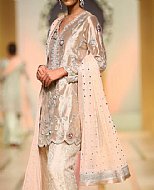 Peach Tissue Suit- Pakistani Party Wear Dress