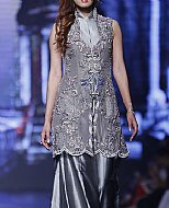 Grey Chiffon Suit- Pakistani Formal Designer Dress