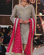 Beige Chiffon Suit- Pakistani Formal Designer Dress