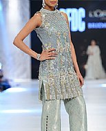 Light Turquoise Chiffon Suit- Pakistani Formal Designer Dress