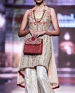 Ivory Chiffon Suit- Pakistani Formal Designer Dress