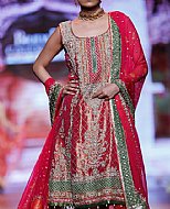 Magenta Silk Suit- Pakistani Party Wear Dress