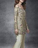 Fernwood Green Chiffon Suit- Pakistani Party Wear Dress