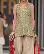 Light Green Chiffon Suit- Pakistani Formal Designer Dress