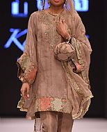 Rose Gold Chiffon Suit- Pakistani Formal Designer Dress