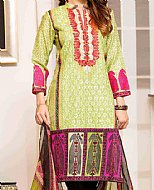 Light Green Lawn Suit- Pakistani Designer Lawn Dress