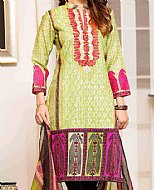 Kalyan By ZS Textile Light Green Lawn Suit- Pakistani Designer Lawn Suits