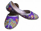 Ladies Khussa- Purple- Pakistani Khussa Shoes