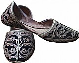 Gents Khussa- Black/Brown- Pakistani Khussa for Men