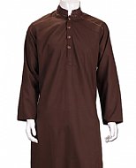 Dark Brown Men Shalwar Kameez