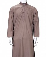 Brown Men Shalwar Kameez Suit