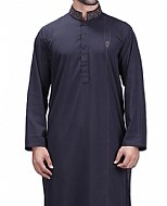 Navy Blue Men Shalwar Kameez