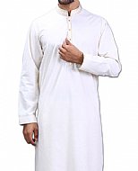 Off-white Men Shalwar Kameez Suit