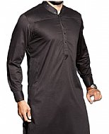 Metal Grey Men Shalwar Suit