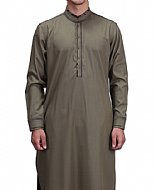 Grey Men Shalwar Kameez Suit