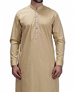 Beige Men Shalwar Kameez Suit