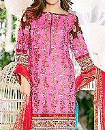 Rabea By Shariq Textiles Pink Lawn Suit- Pakistani Designer Lawn Suits