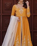 Mustard Cotton Satin Suit