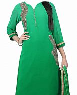 Sea Green Chiffon Suit- Indian Semi Party Dress