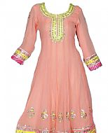 Pink Chiffon Suit- Indian Semi Party Dress