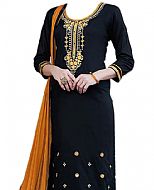 Navy Blue Georgette Suit- Indian Semi Party Dress