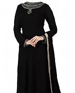 Black Chiffon Suit- Indian Semi Party Dress