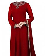 Red Chiffon Suit- Indian Dress