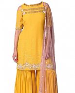 Yellow Georgette Suit- Indian Dress